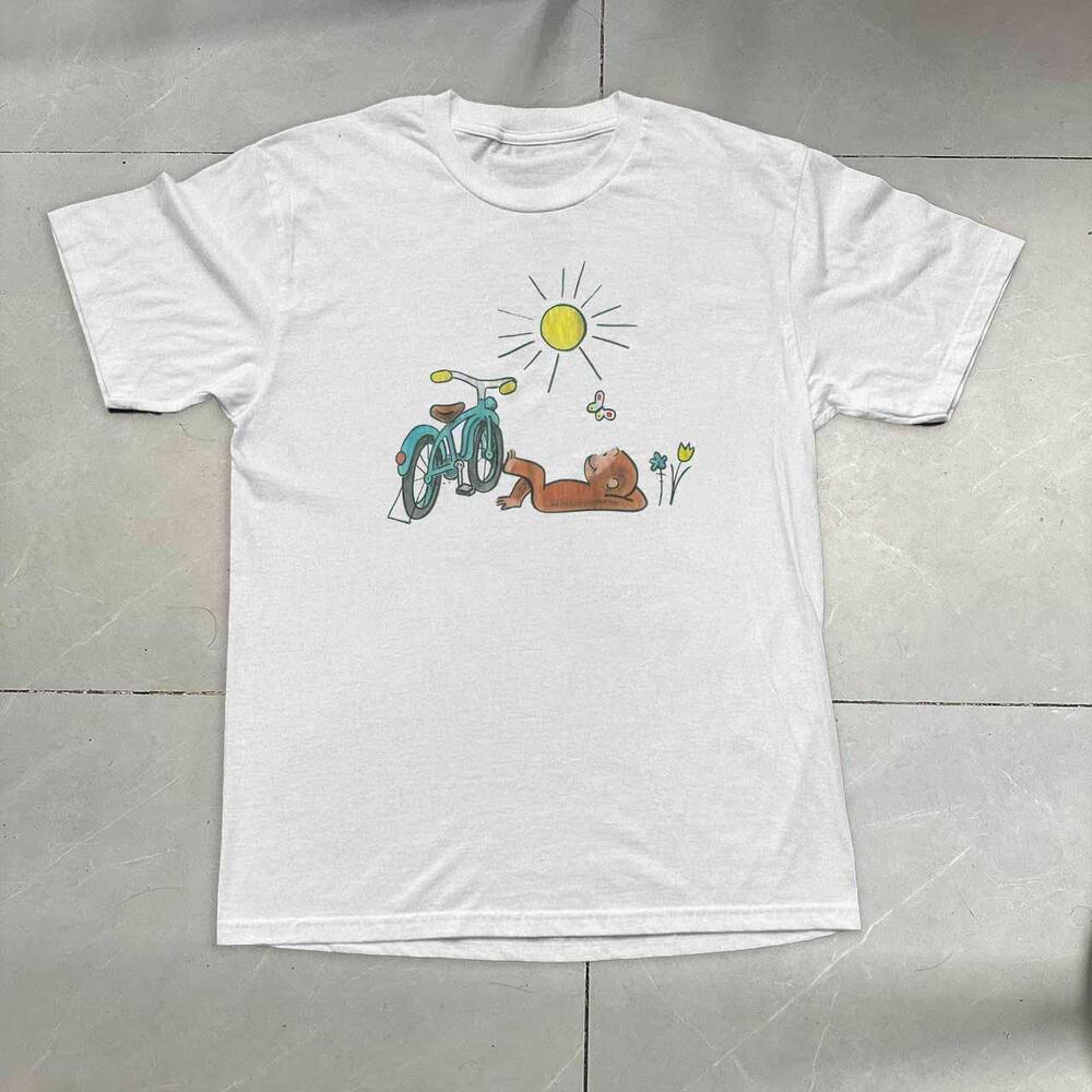 Style Curious George Resting Under A Sun T-Shirt